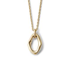 【お取り寄せ注文可能】K10 Crockery Ring Pendant_S(GOLD)