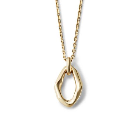 【お取り寄せ注文可能】K10 Crockery Ring Pendant_S(GOLD)