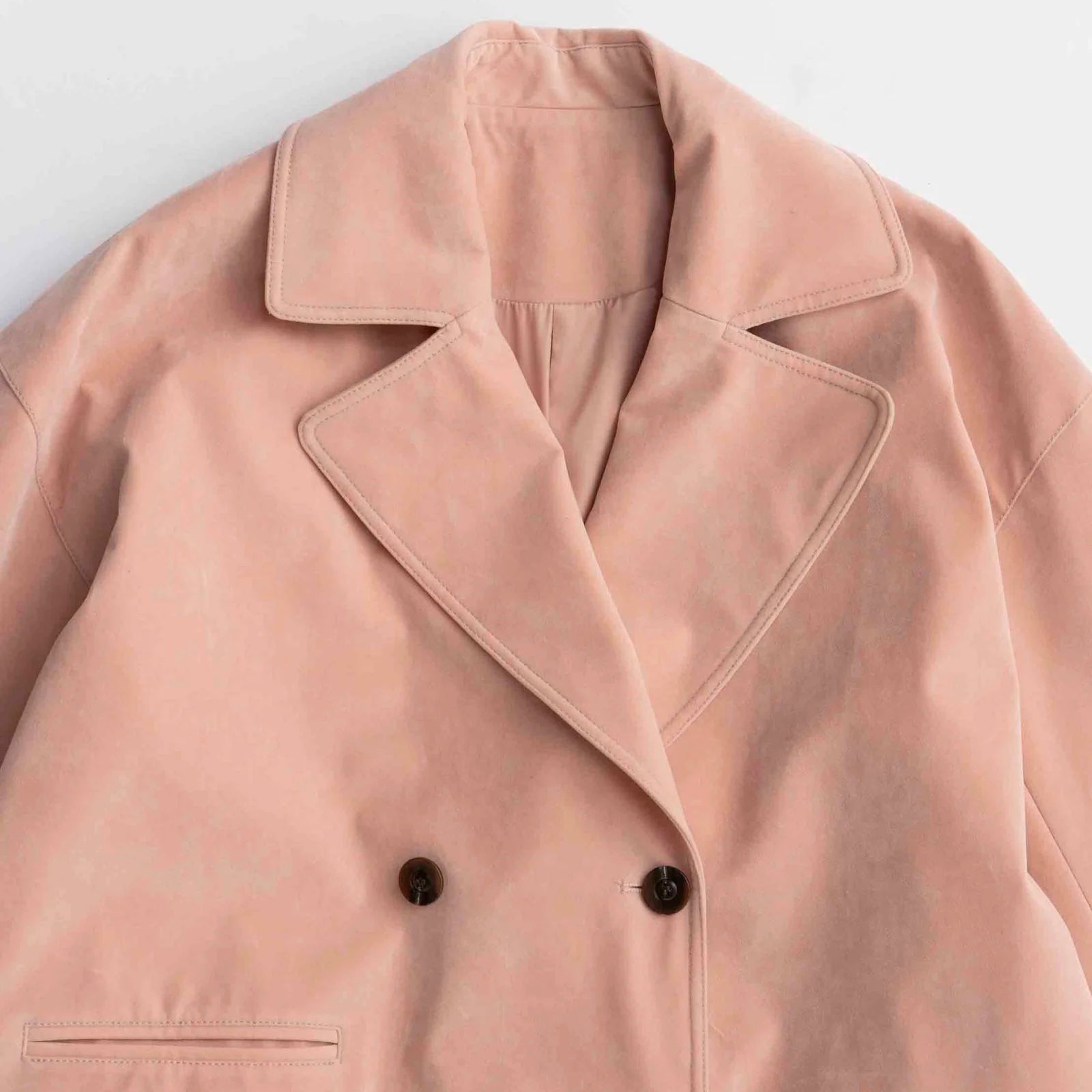 【残り一点】Suede Trench Coat