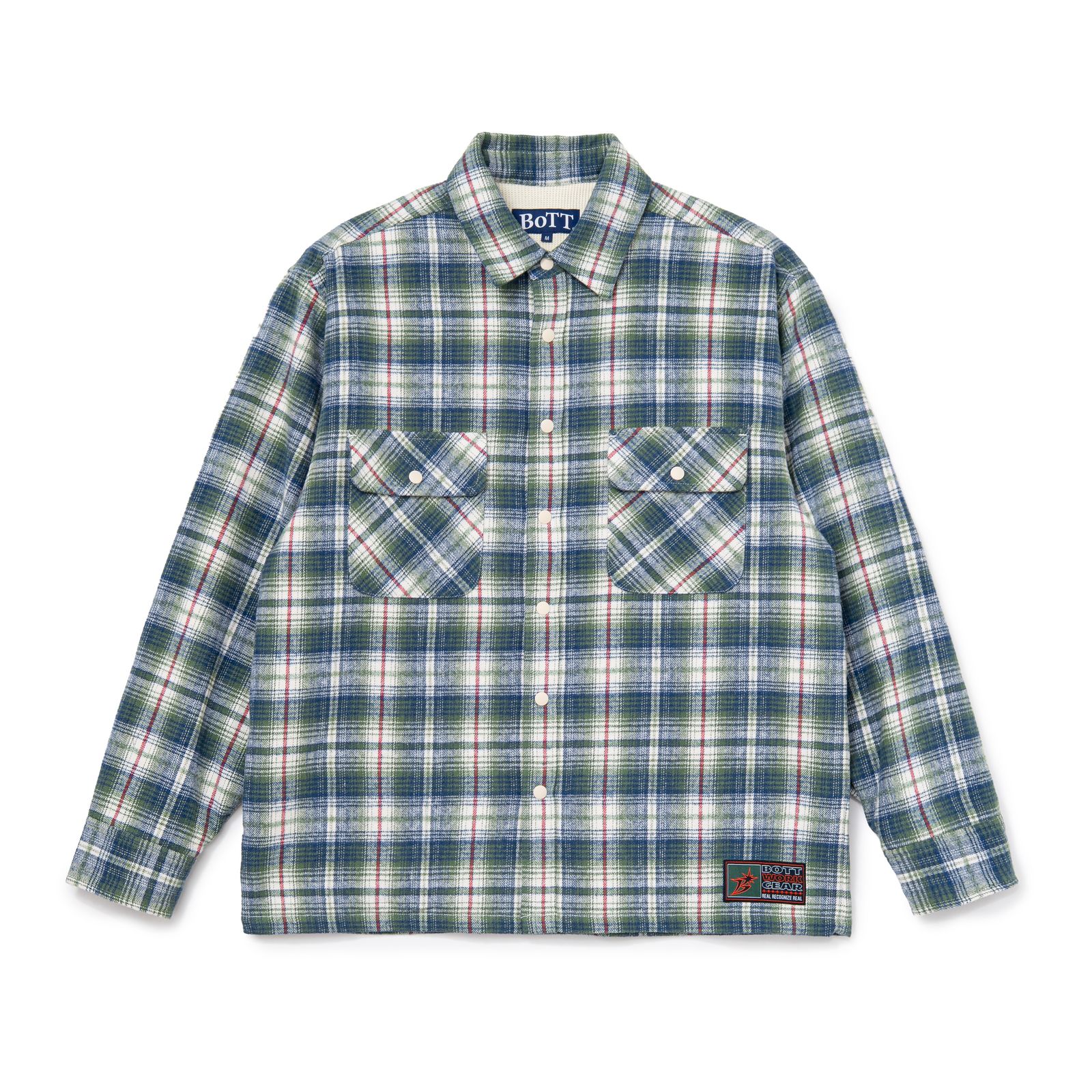 【残り一点】Thermal-Lined Flannel Shirt