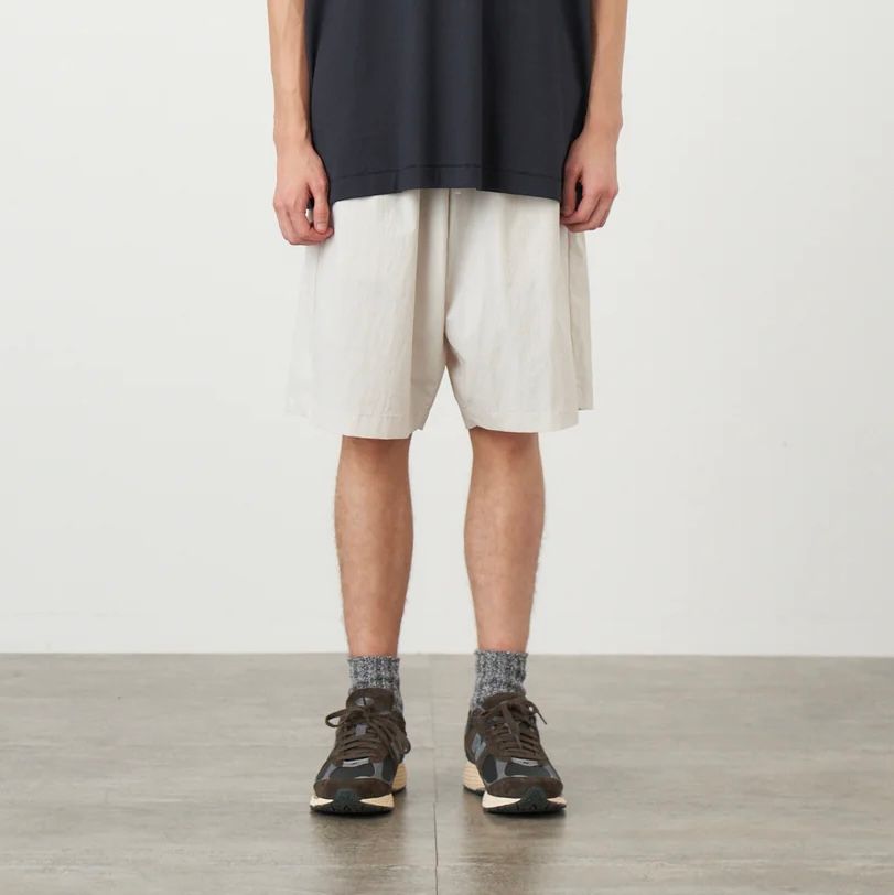 ATON - 【残り一点】Travel Nylon Wide Easy Shorts | ACRMTSM ONLINE ...