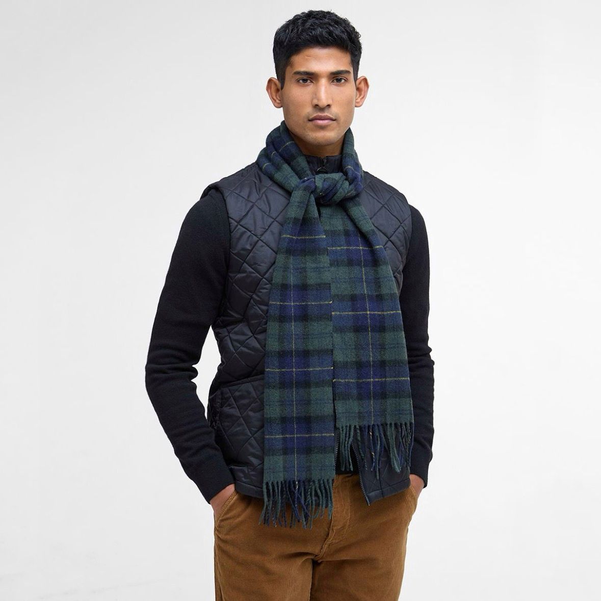 【残り一点】Tartan Lambswool Scarf