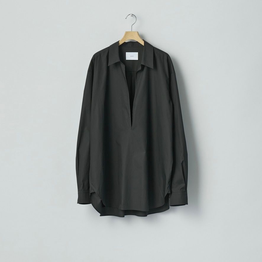 【残りわずか】Suvin Cotton Oversized Skipper Shirt