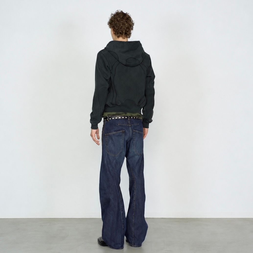 【残り一点】Paneled Zip Up Hoodie
