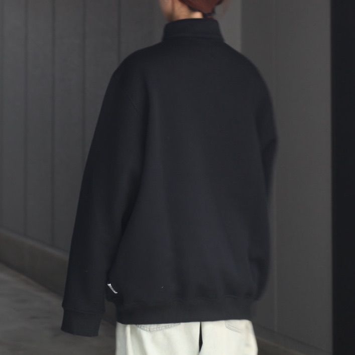 【残り一点】High Gauge Double Knit Half Zip SW