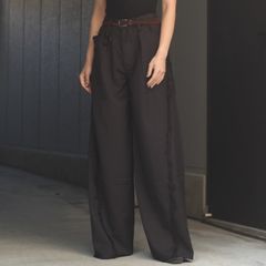【残り一点】Slash Seam Twist Wide Trousers(VIRGIN WOOL)