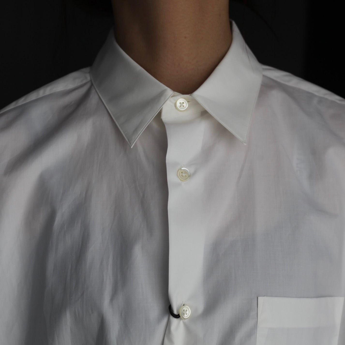 【残り一点】Suvin Cotton Oversized Regular Collar Shirt