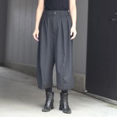 【残り一点】ウォッシャブルツイルワイドパンツ