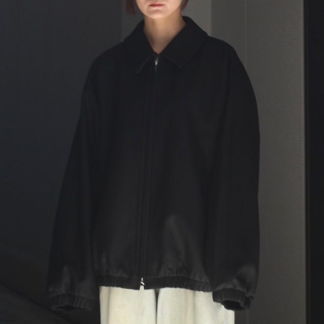 【残りわずか】Melton Oversized Zip Jacket