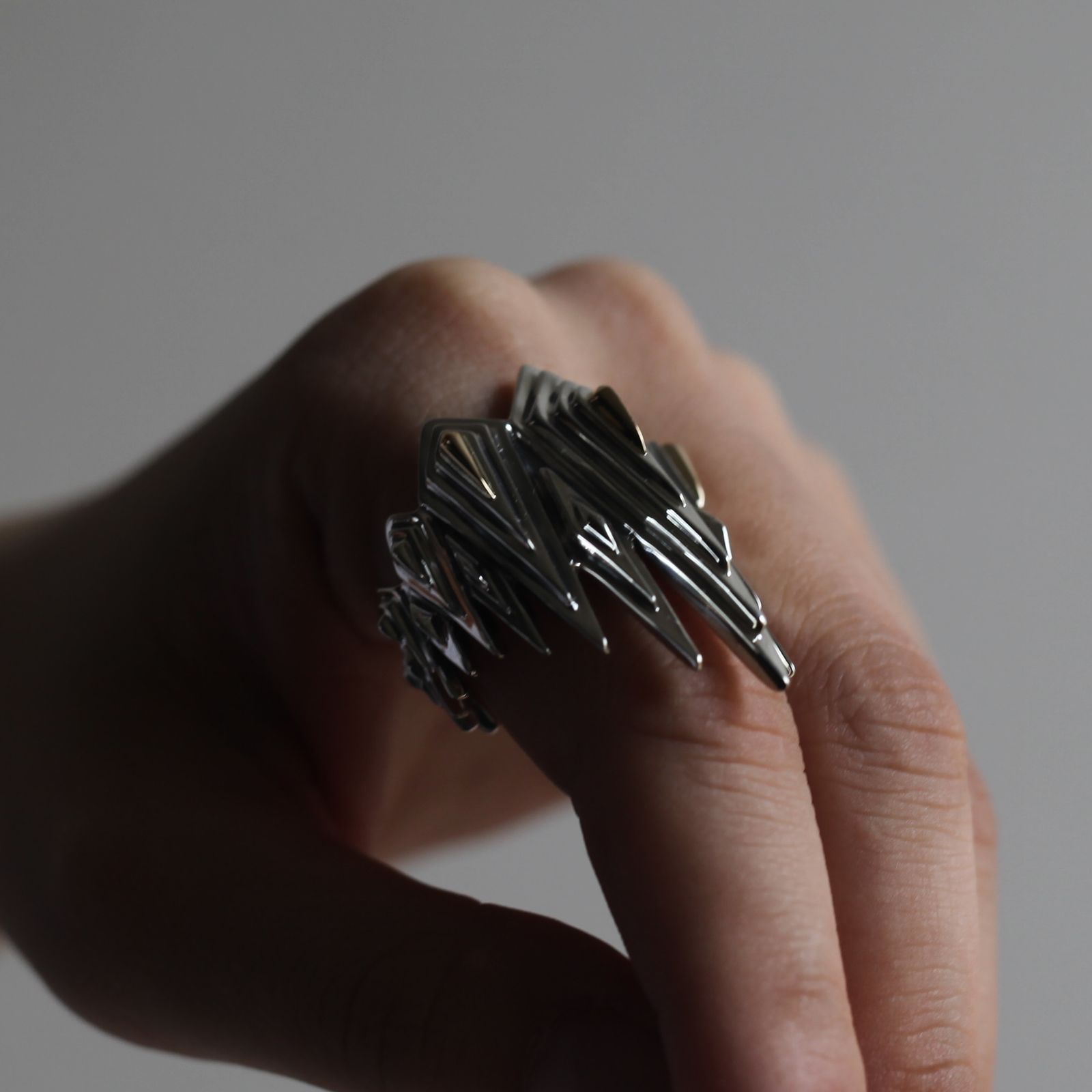 【お取り寄せ注文可能】Ice Blaze Ring(SILVER×GOLD)