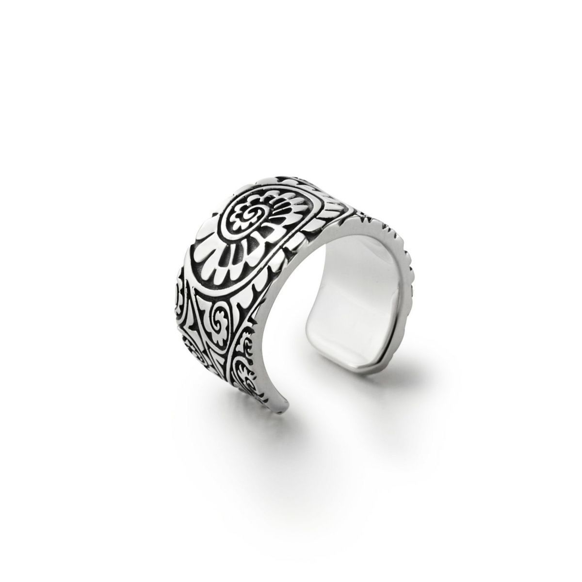 【お取り寄せ注文可能】Vine Pattern Ear Cuff_L(SILVER)