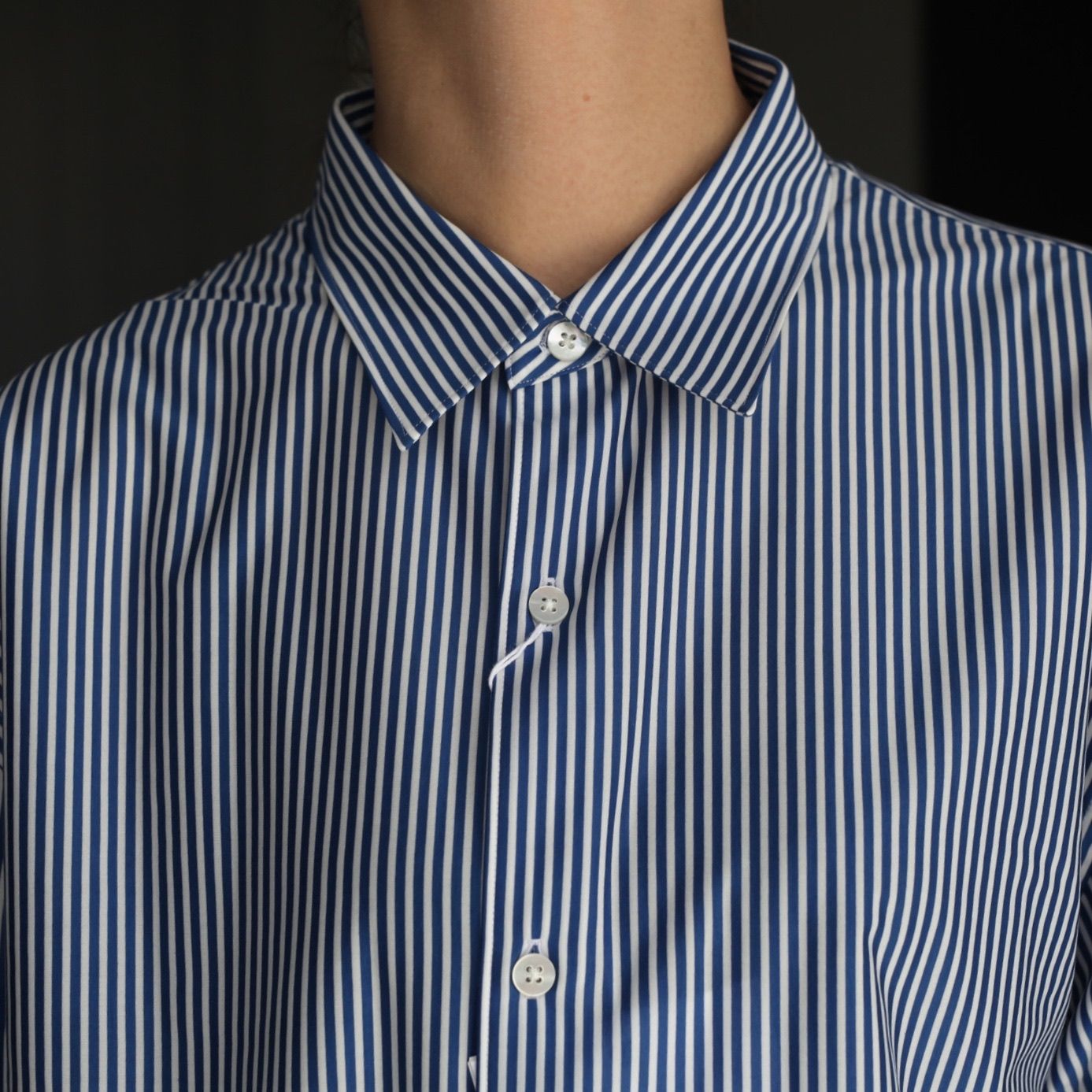 【残り一点】46G Stripe Modest Shirt