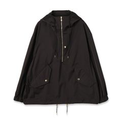 【残り一点】Double Satin Half Zip Anorak Hoodie