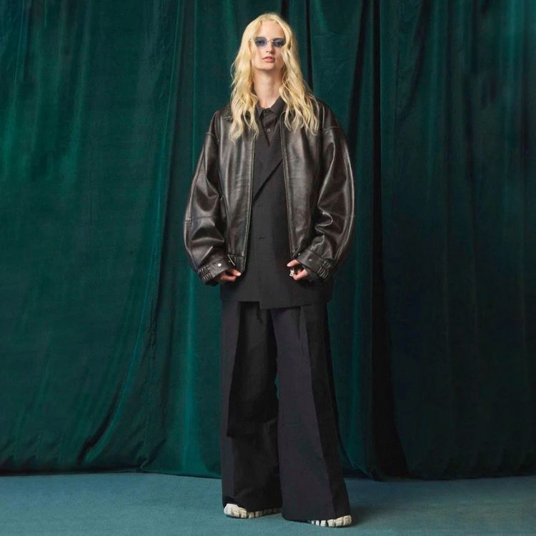 【残り一点】Sheep Leather Stand Collar Blouson
