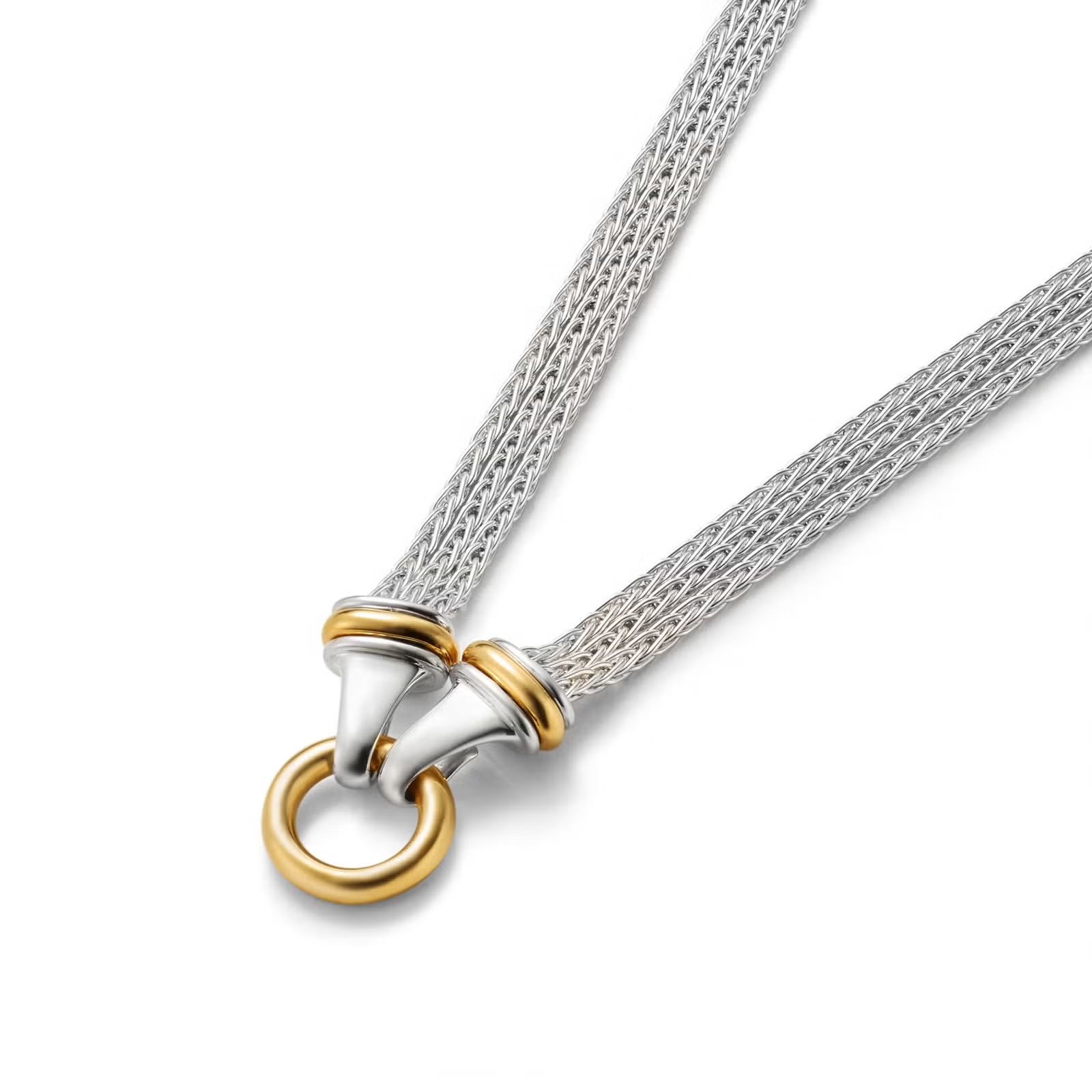 【お取り寄せ注文可能】Circle 3 Chain Necklace