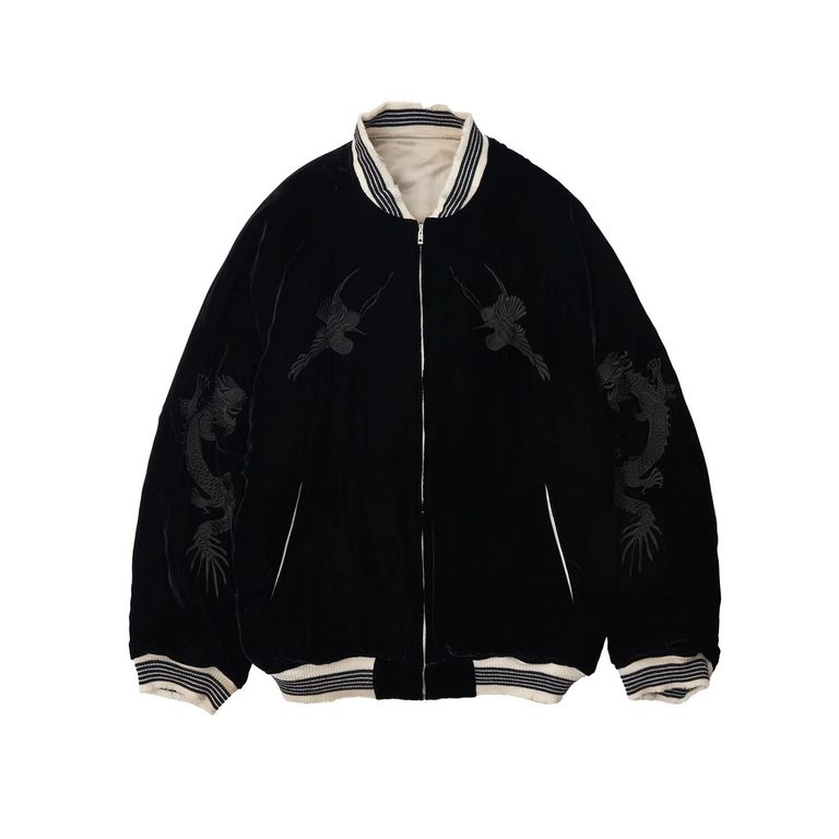 ssstein - 【再販売通知受付可能】Vintage Satin Velvet Reversible 