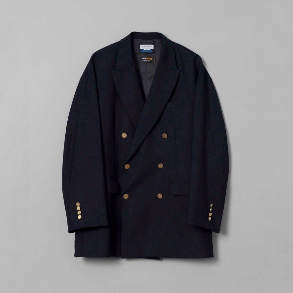 MAISON SPECIAL - 【残り一点】Cordura Wool PO Peaked Lapel Gold ...