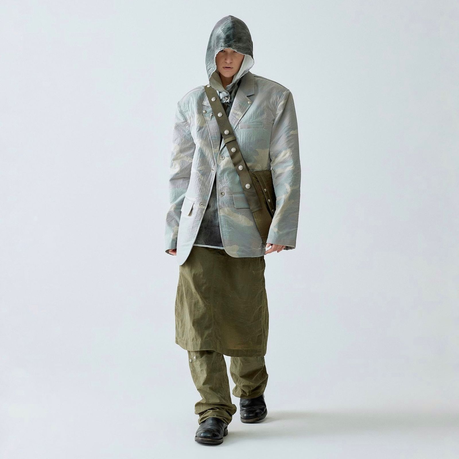 【残りわずか】Scarred Bio Army Messenger Bag