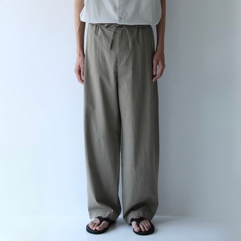 【残り一点】Pique Chambray Easy Pants