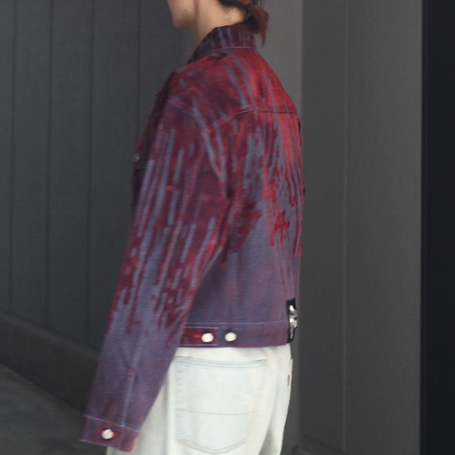 【残り一点】Blood Lazered Denim Jacket