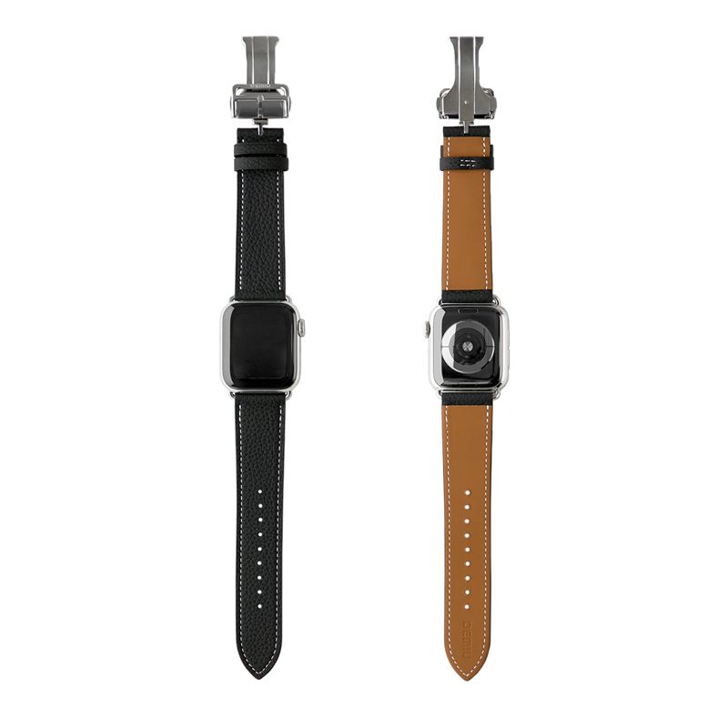 【再販売通知受付可能】Apple Watch Band(BLACK×SILVER)