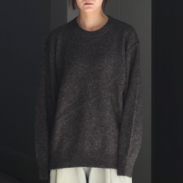 【残りわずか】Wool/Alpaca Knit Crew Neck LS