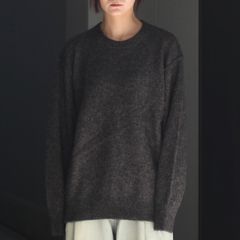 【残りわずか】Wool/Alpaca Knit Crew Neck LS