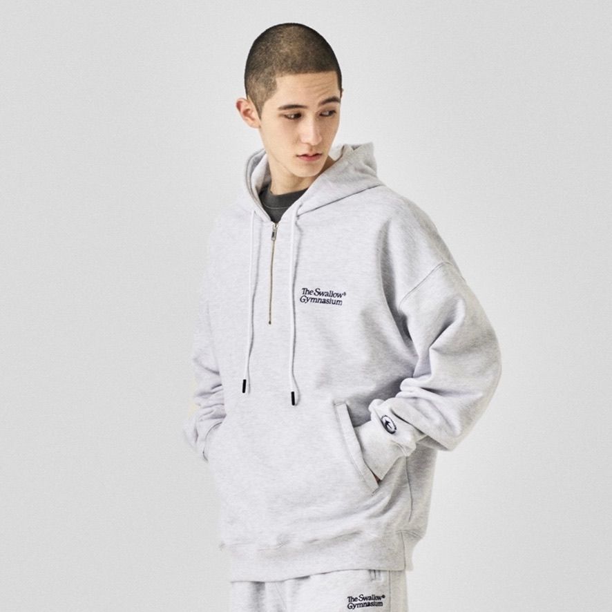 【残り一点】Gymnasium Half Zip Up Hoodie