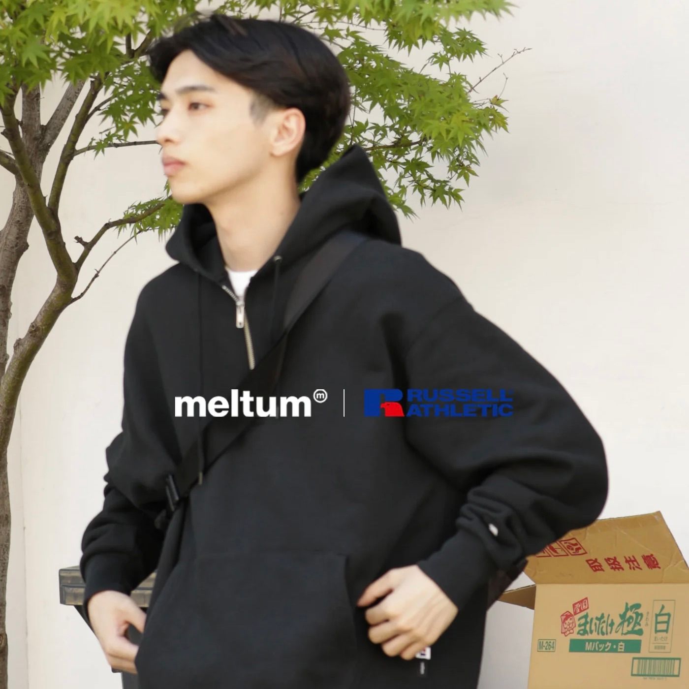 【残り一点】Half Zip Sweat Hoodie