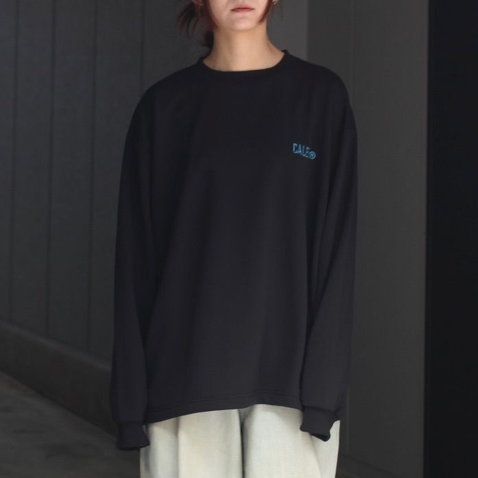 【残り一点】Calee National Logo Drop L/S Tee