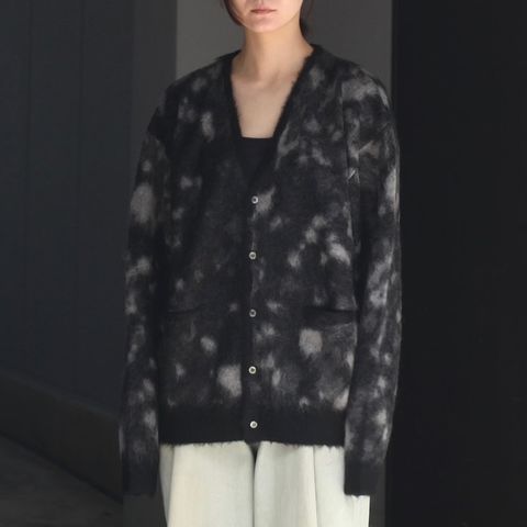 【残り一点】Kid Mohair Jacquard Cardigan