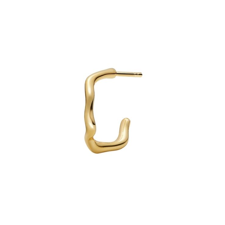 【残り一点】Branch Hoop 1.2cm(GOLD)