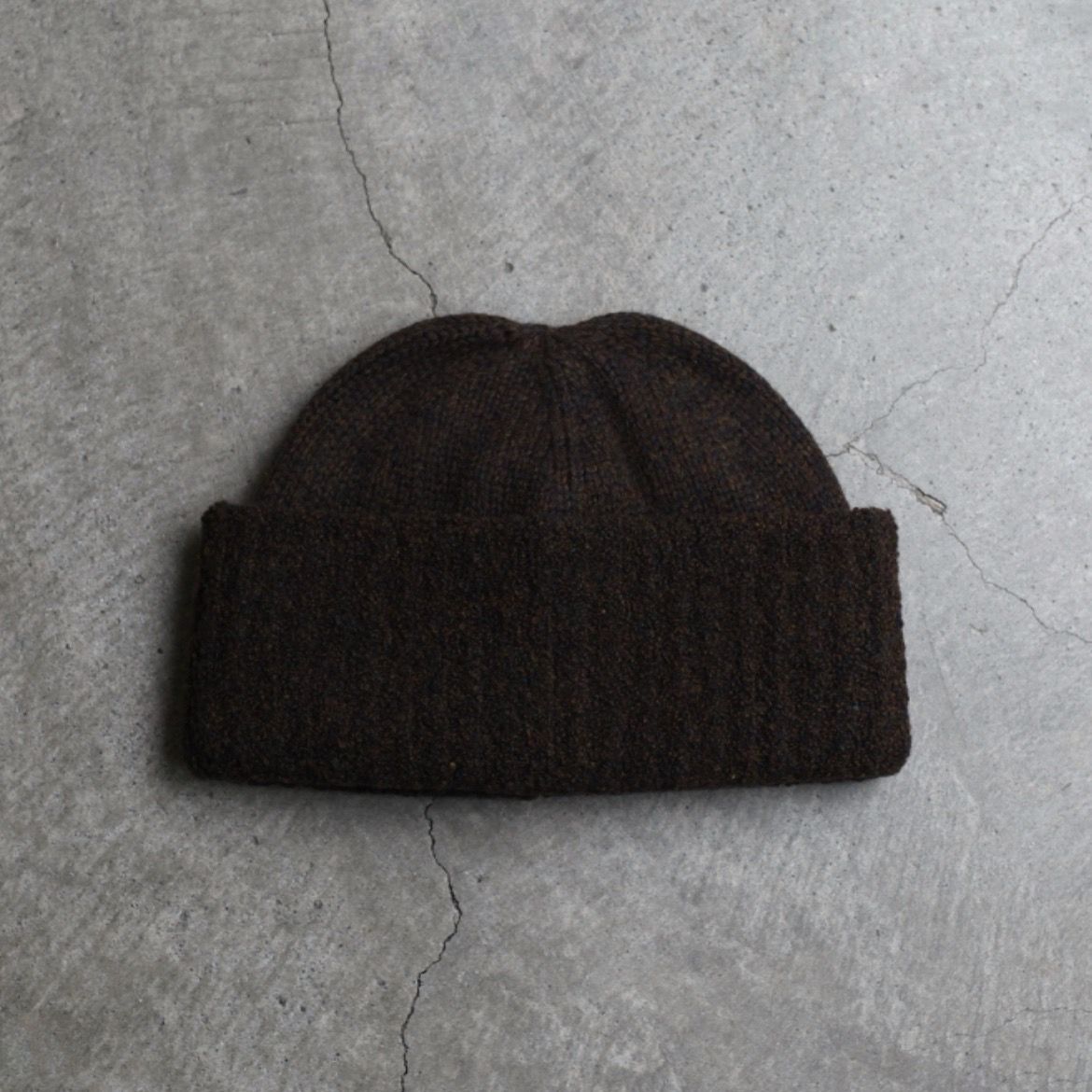 【残りわずか】Wool Knit Cap(D.BROWN)