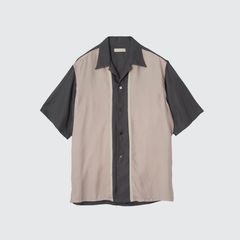 【残り一点】Colorblock Open Collar Shirt