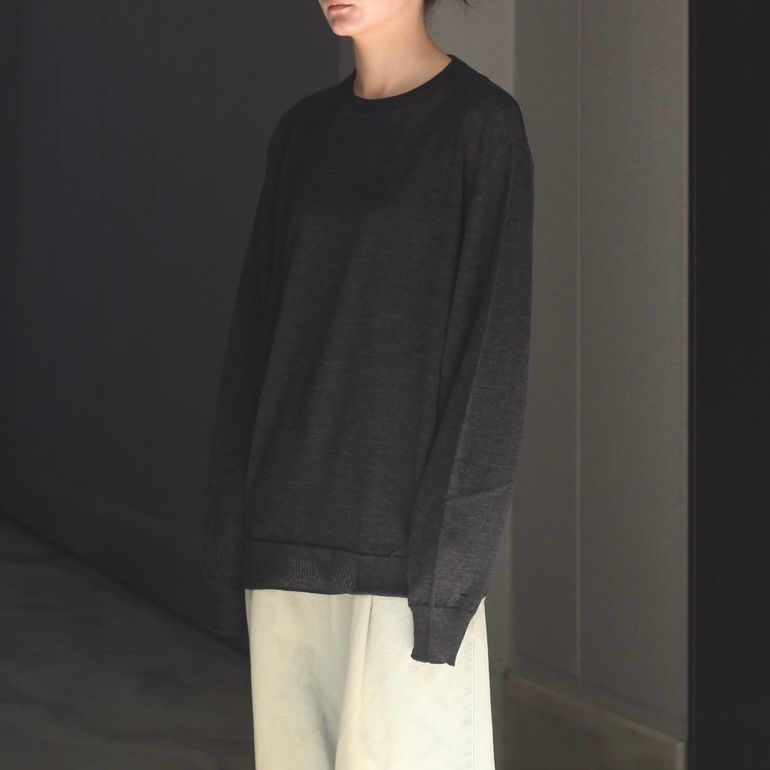 【残り一点】Wholegarment Wool Sheer P/O