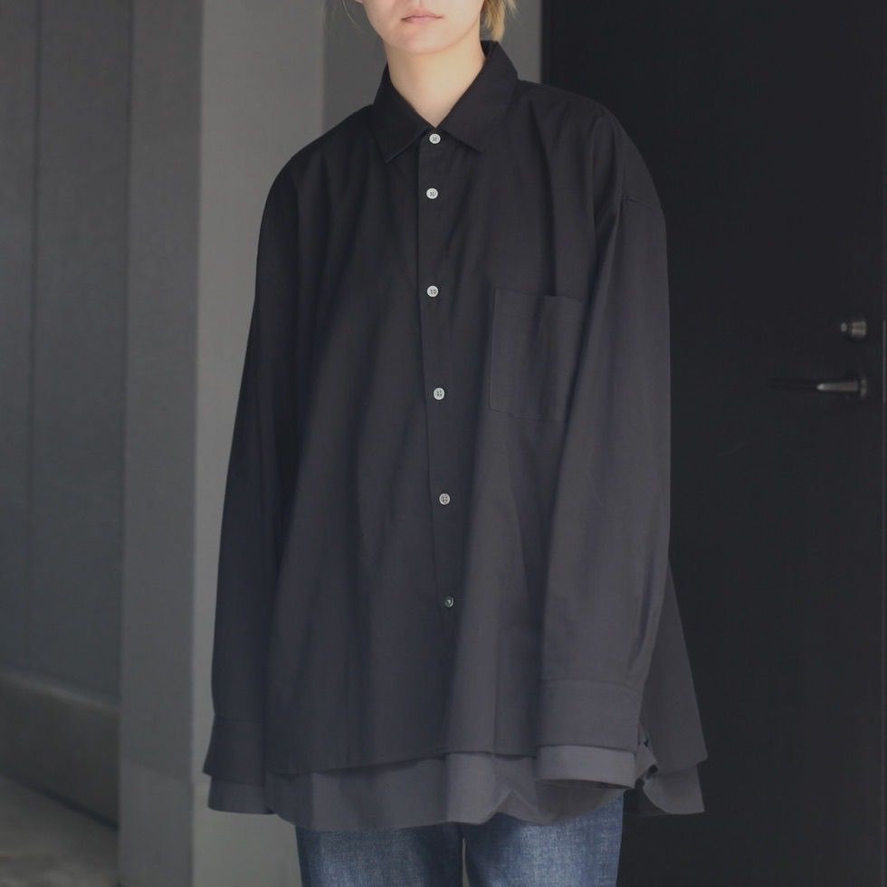 stein 22SS OVERSIZED LAYERED SHIRT シャツ corella.az