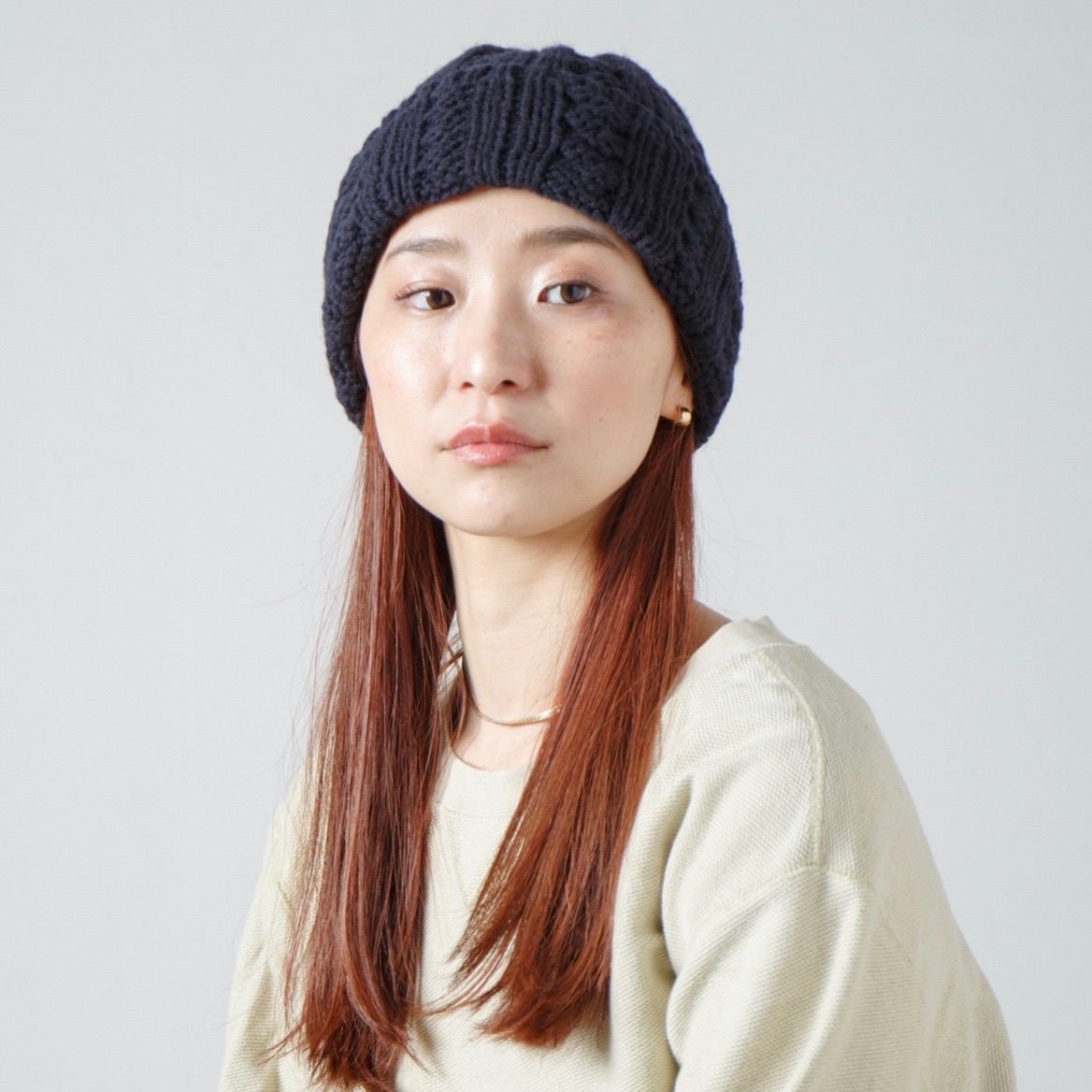 【残り一点】Insideout Cable Knit Cap