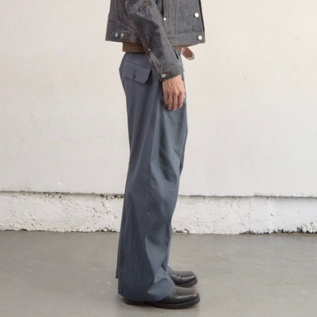 【残り一点】2Tucked Twisted Trousers