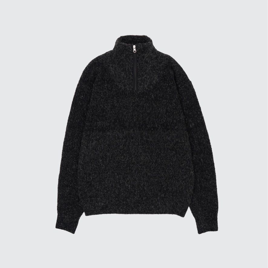 【残り一点】Boucle Half Zip Pullover