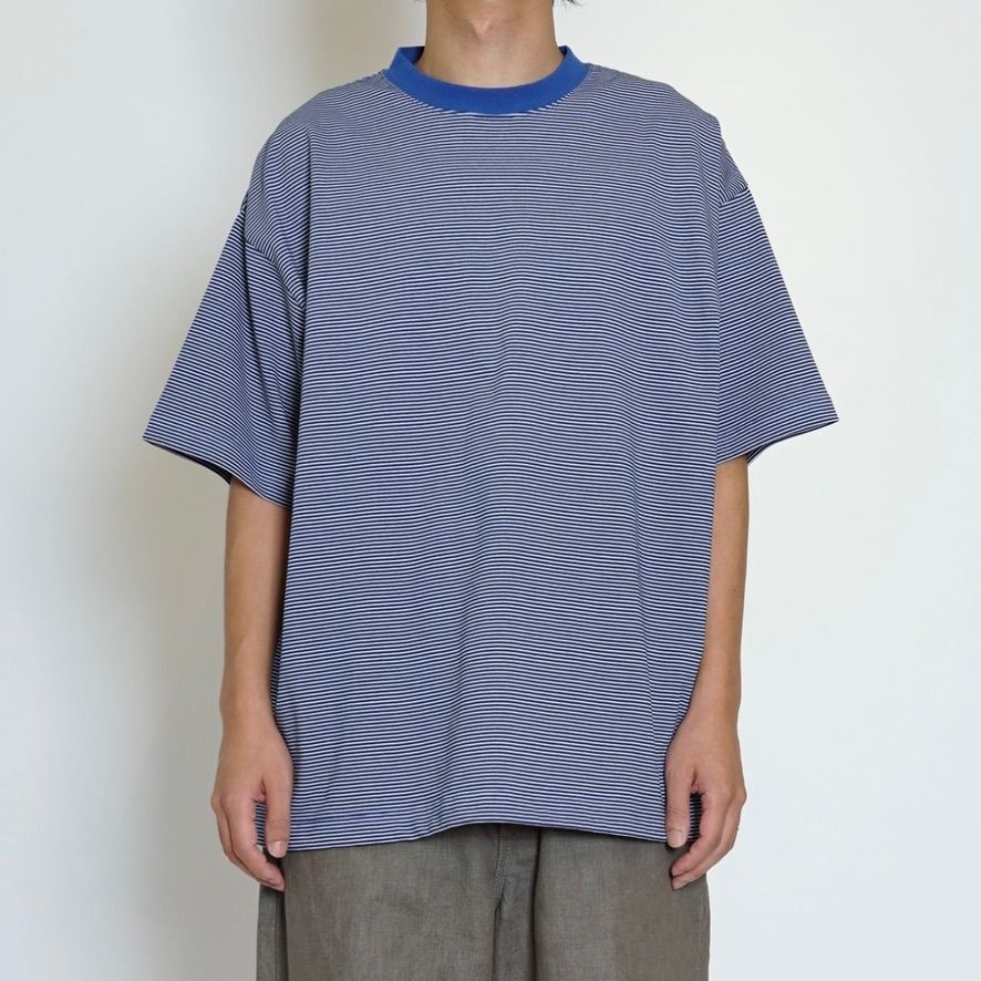 【残りわずか】Mercerization Border Wide S/S Tee
