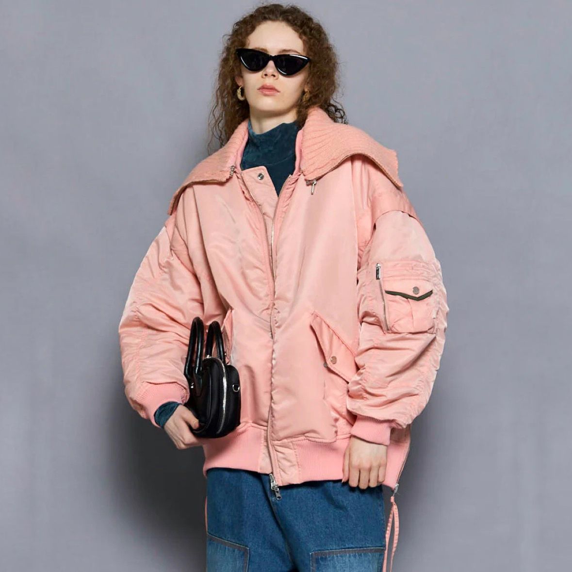 【残り一点】Multiway Knit Collar MA-1