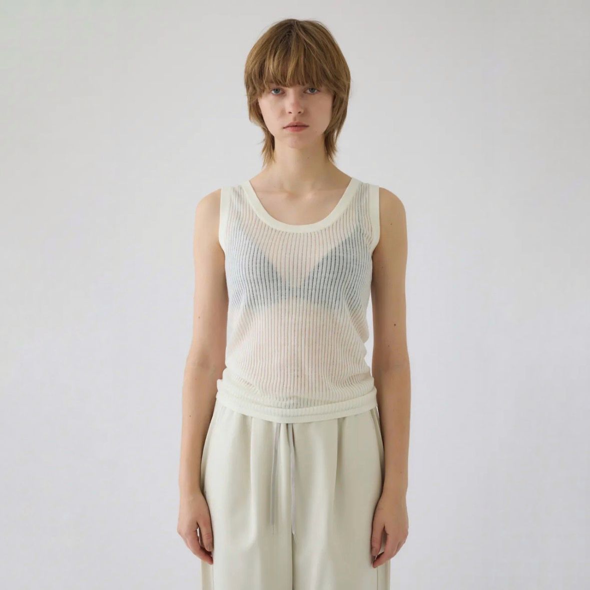 【残り一点】Needle Knit Tank Top