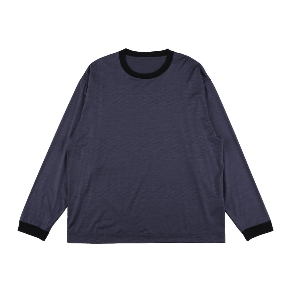 【残り一点】36G Wool Stripe L/S Tee