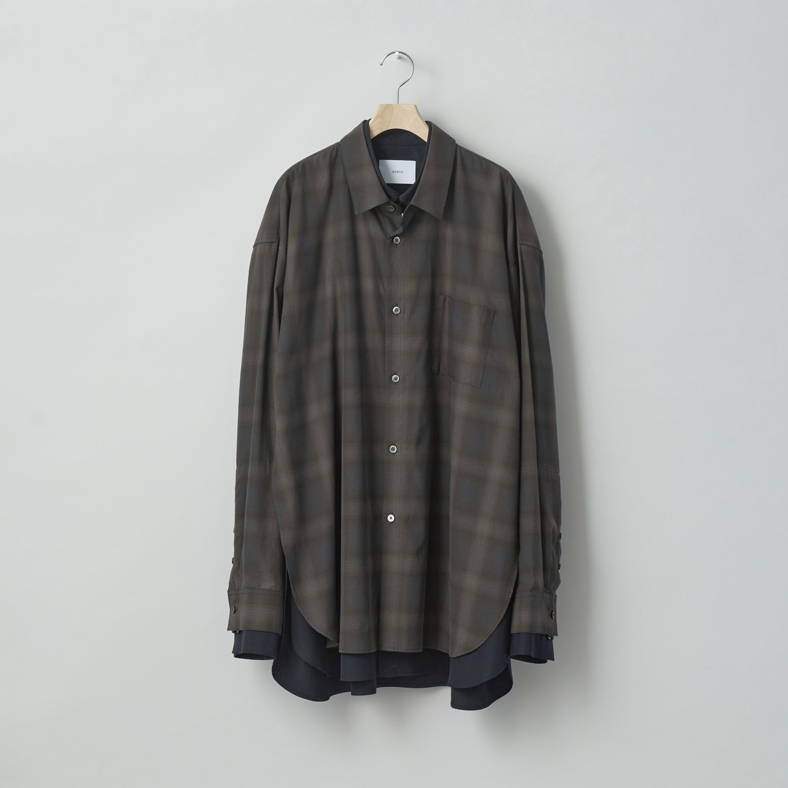 stein - 【残りわずか】Oversized Layered Shirt(KHAKI) | ACRMTSM ...