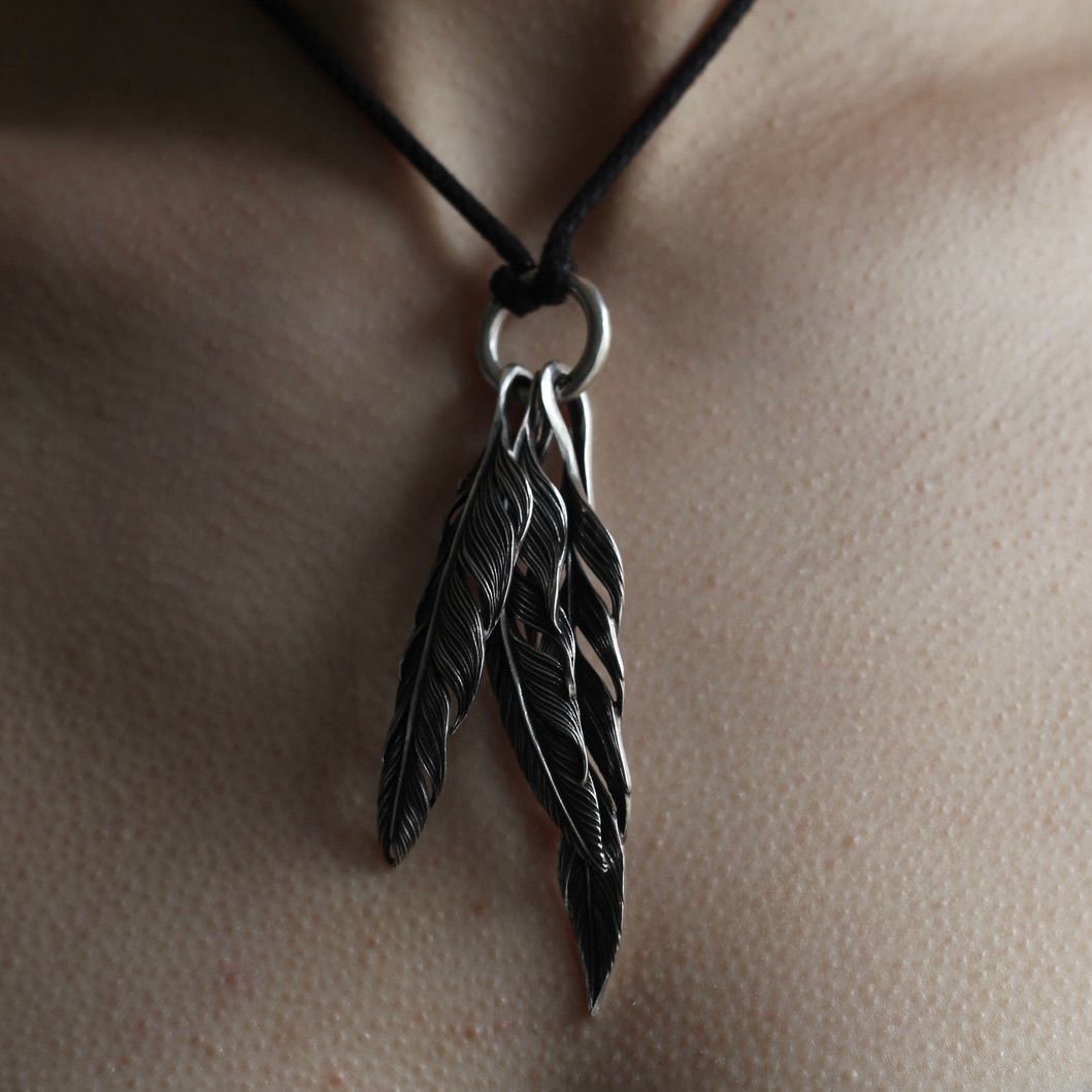 【お取り寄せ注文可能】OWL Feathers Set(SILVER_COTTON)