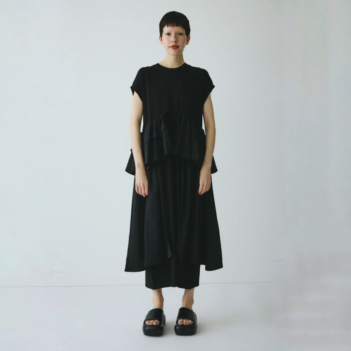【残り一点】Side Frill Pante Dress