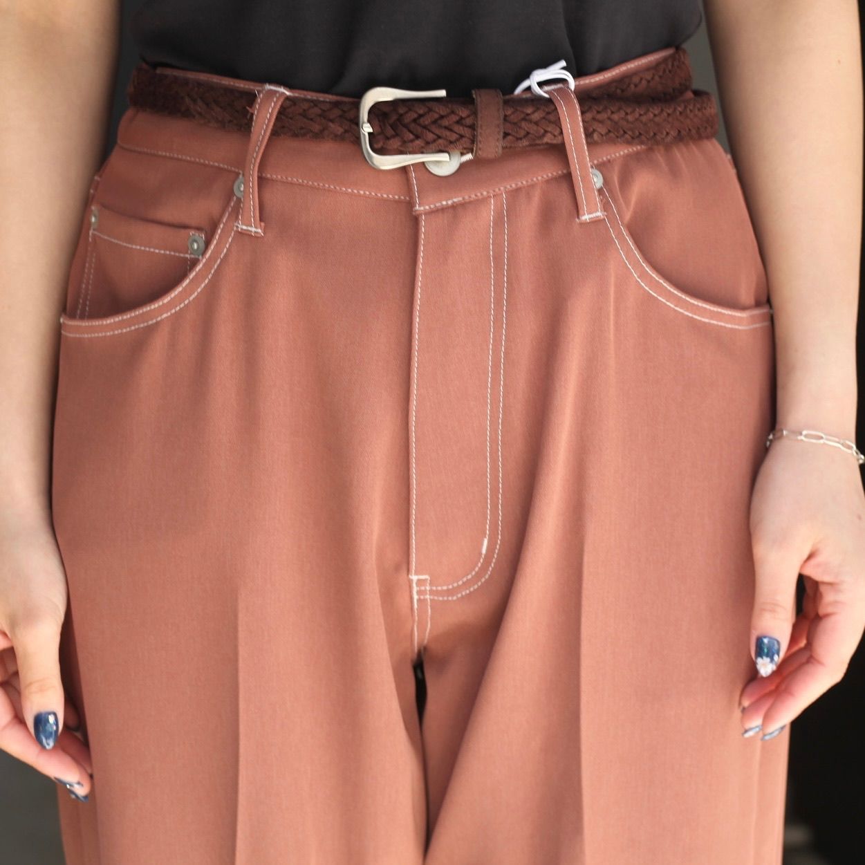 【残り一点】5P Wide Straght Pants