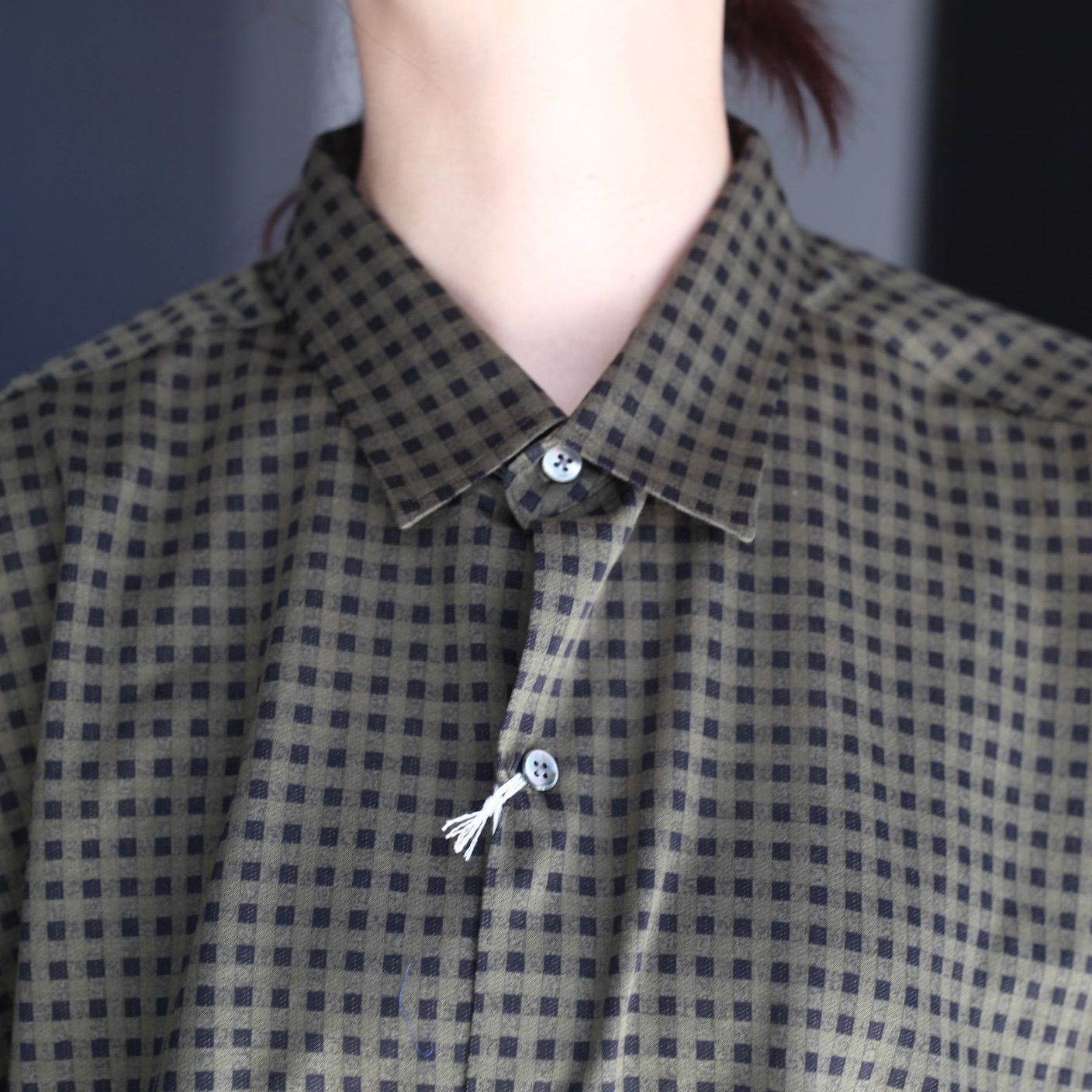 【残り一点】36G Atmosphere Check Shirt