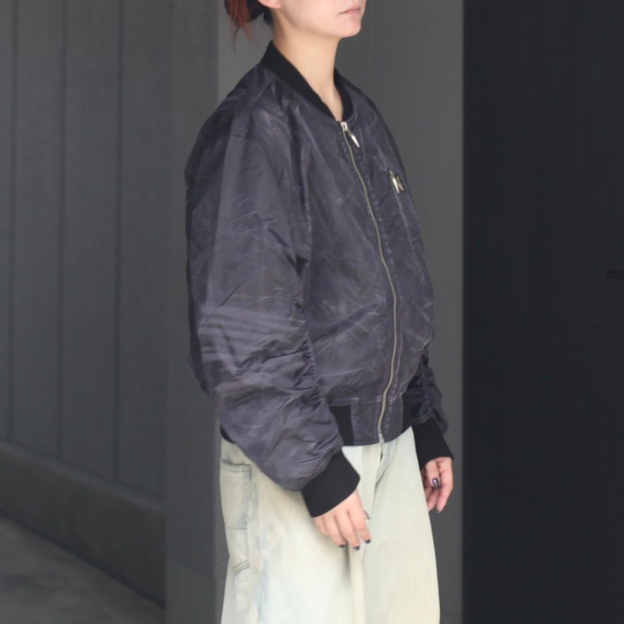 【残り一点】Jamong Two Tone Washed Ma-1 Jacket