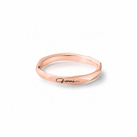 【お取り寄せ注文可能】Crockery Ring SS(K18 PINK GOLD)